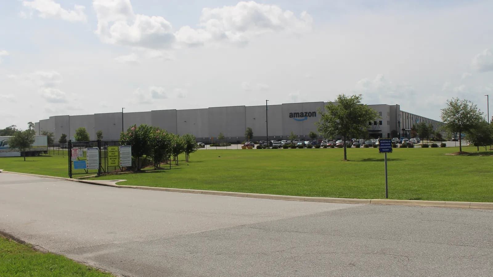 An Amazon fulfillment center in Ocala, Florida